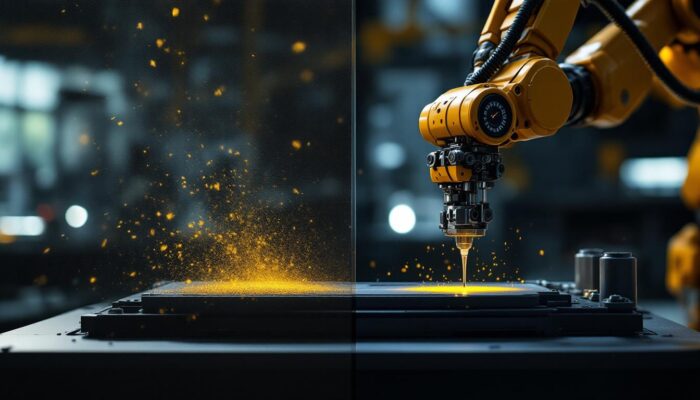 A photograph of a side-by-side comparison of two images showcasing subtle differences