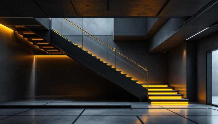 A photograph of a sleek