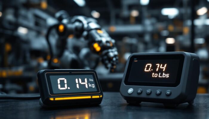 A photograph of a sleek industrial robot in action
