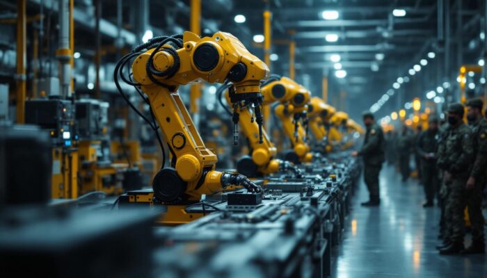 A photograph of capture a photograph of a bustling scene at the boston military base