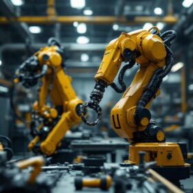 A photograph of capture a photograph of an atlas robot in action