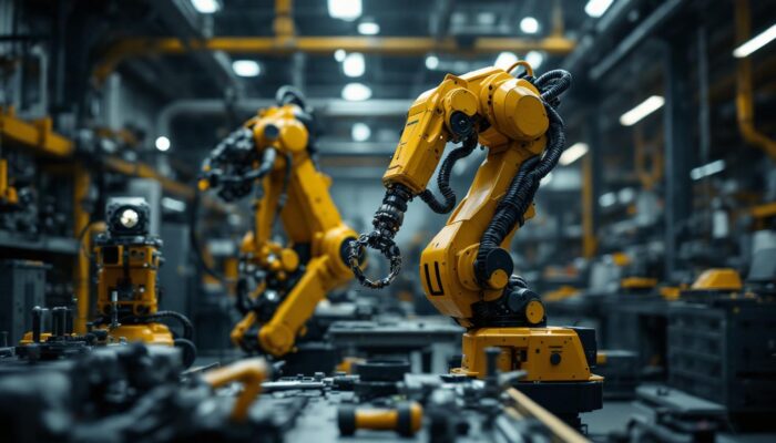 A photograph of capture a photograph of an atlas robot in action