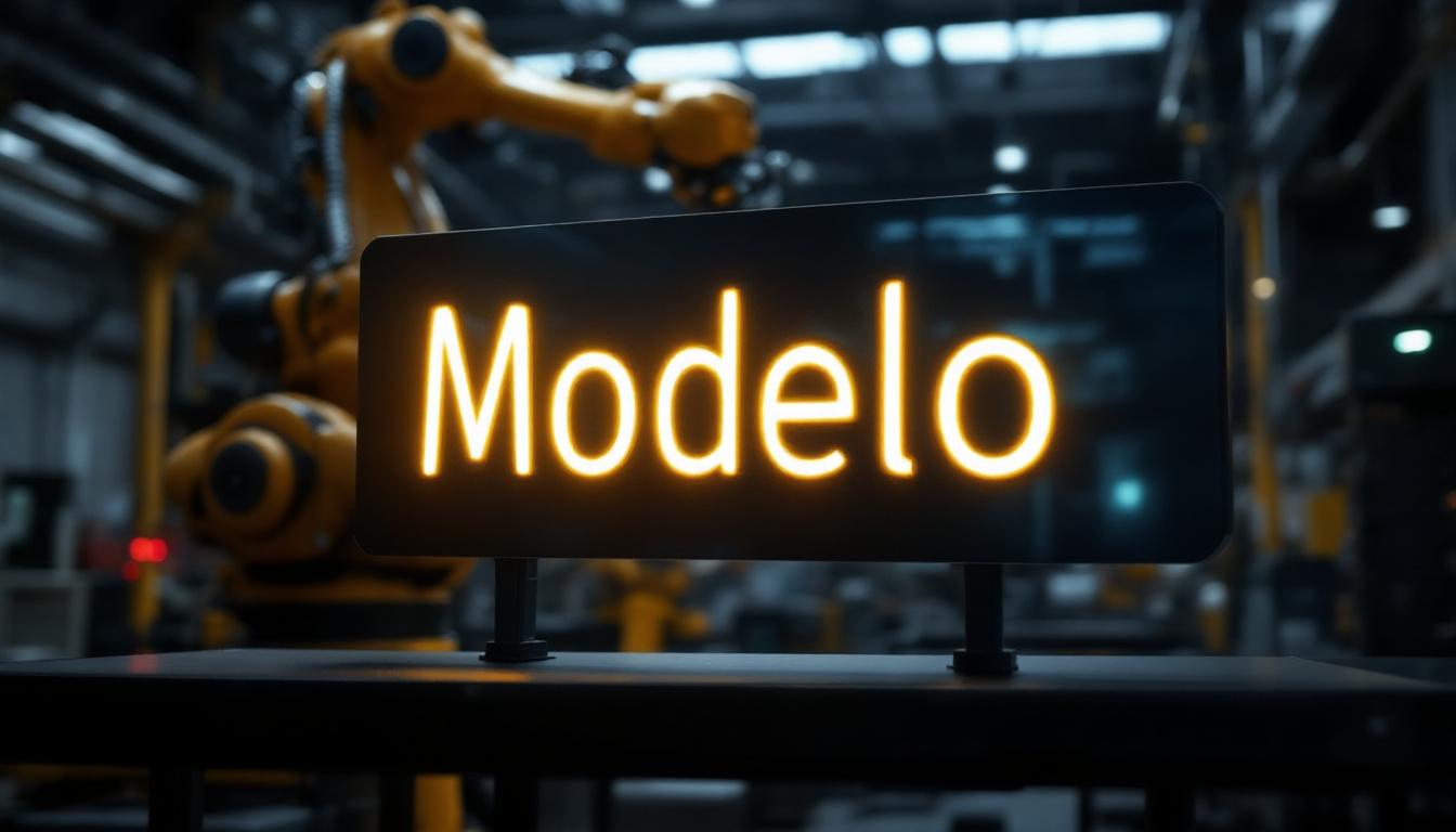 A photograph of a sleek