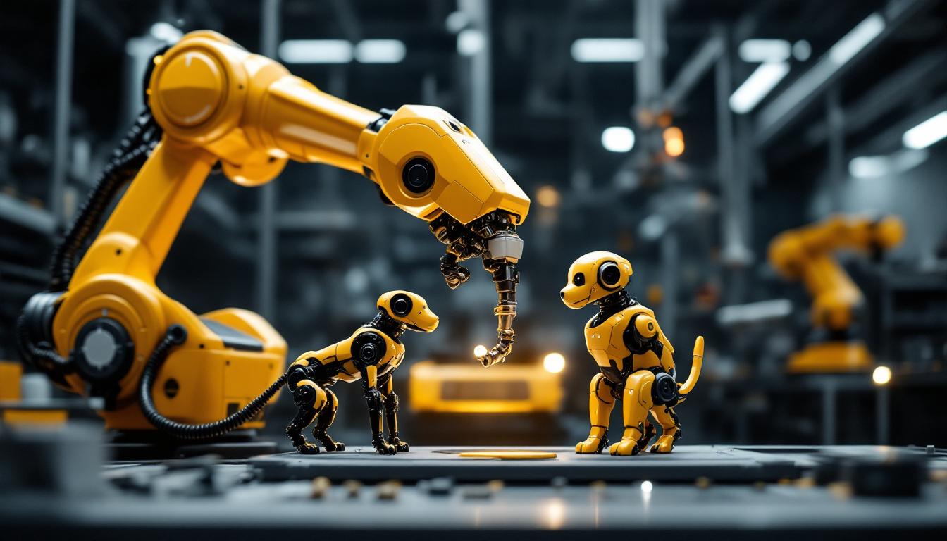 A photograph of a sleek