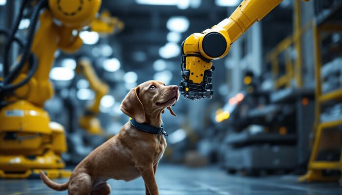 A photograph of a playful dog breed that starts with the letter "v