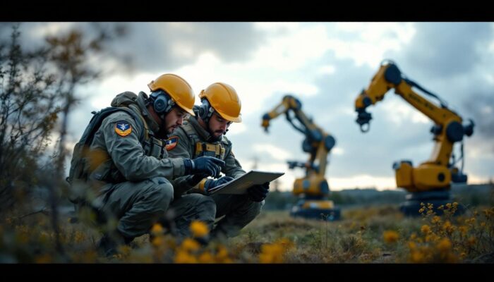 A photograph of a civil air patrol ground team in action
