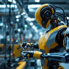 A photograph of a sleek