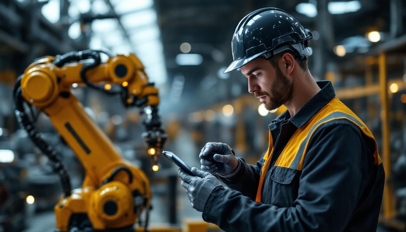 A photograph of a skilled technician conducting an alpha building inspection