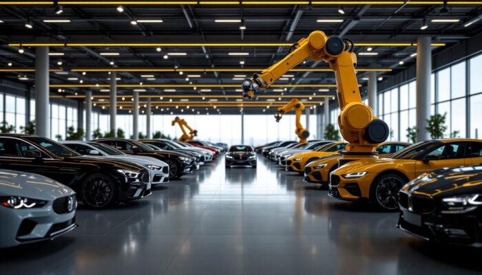 A photograph of a sleek