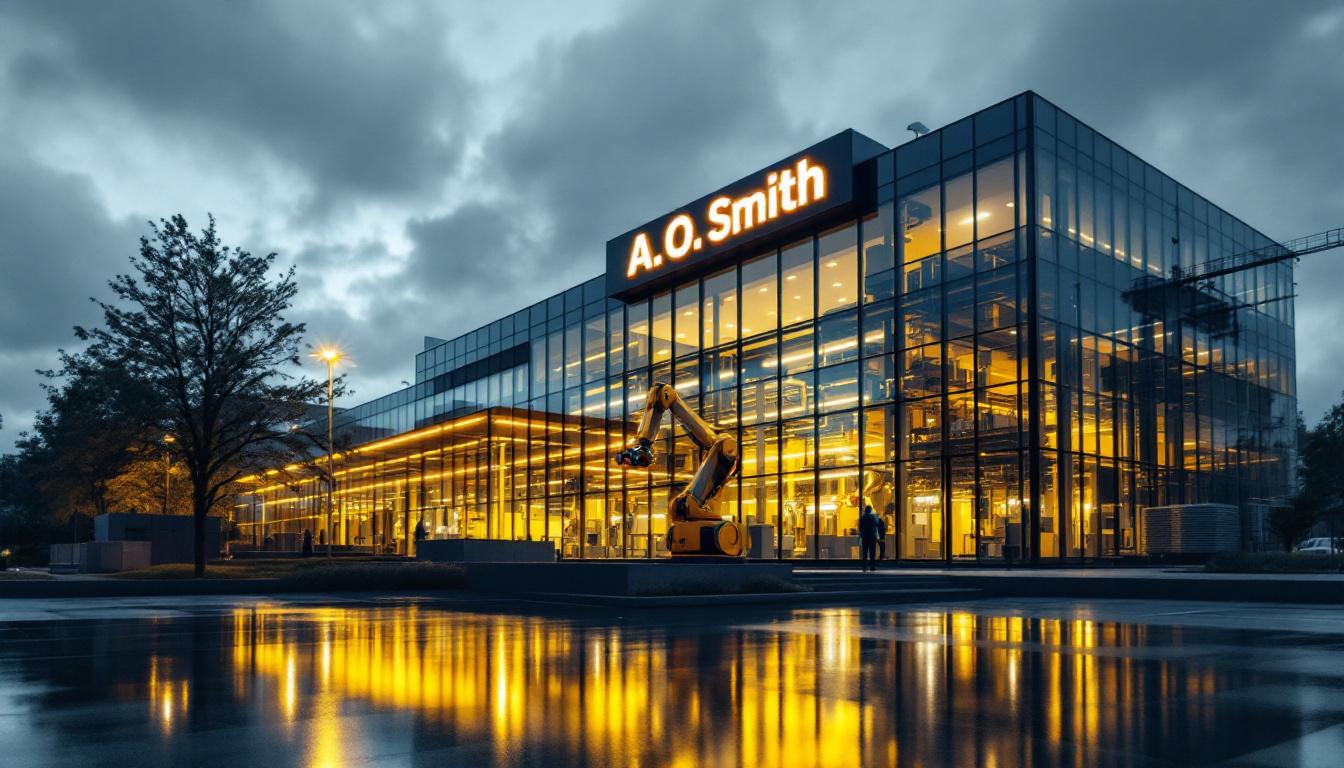 A photograph of a sleek