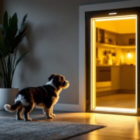A photograph of a sleek