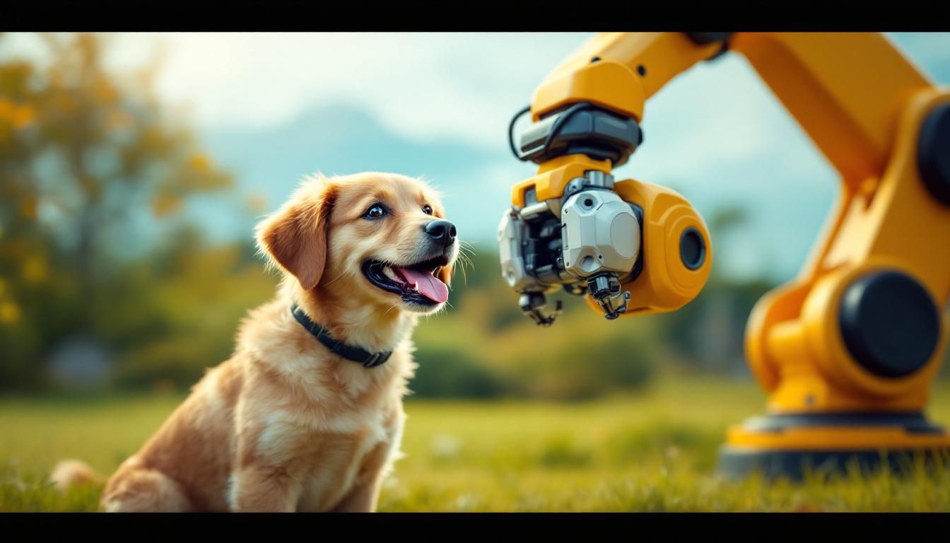 A photograph of a playful dog named max or molly in a vibrant outdoor setting