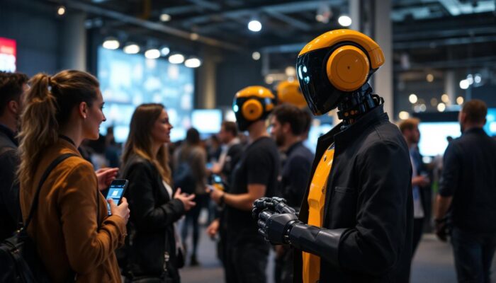 A photograph of a dynamic networking event in boston