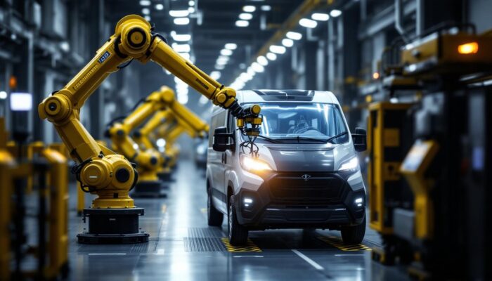 A photograph of a sleek