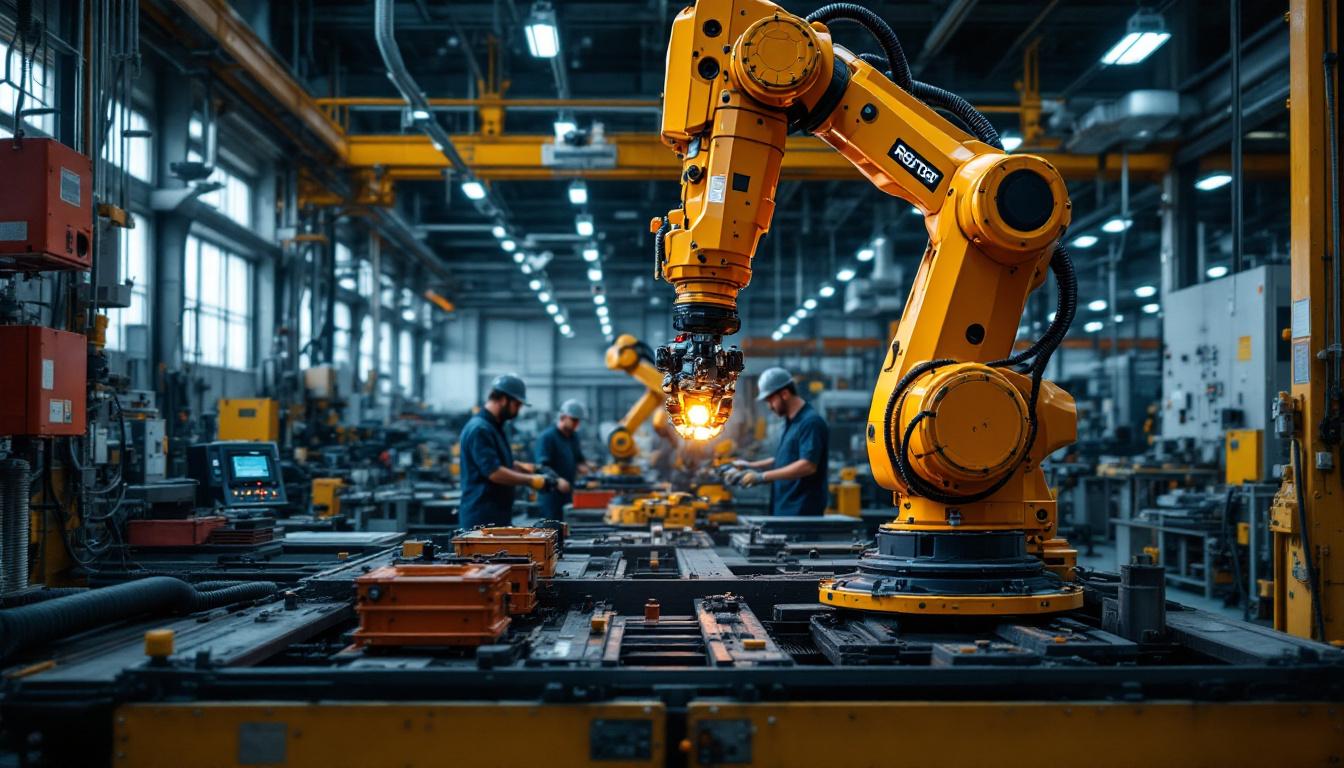 A photograph of a dynamic industrial setting in pots neck