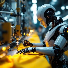 A photograph of a sleek